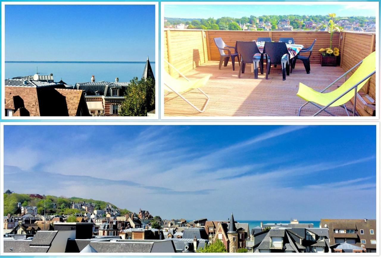 Vue Mer Panoramique Incroyable - Lesparisnormands - Centre Et Plage A 50M ヴィレ・シュル・メール エクステリア 写真